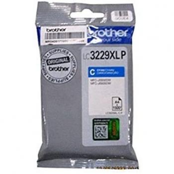 Tinta Brother LC-3229XL Cian de alta capacidad 1500 páginas