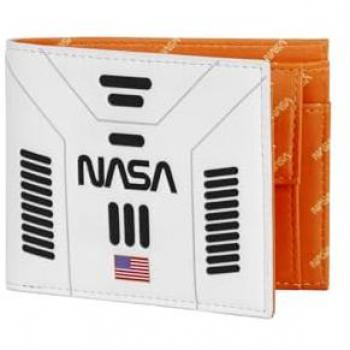 Cartera para Hombre NASA Nave Espacial - Blanca - Accesorio de Moda Sintético