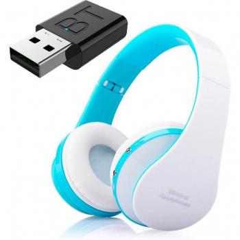 Auriculares Inalámbricos Bluetooth HiFi FLOVEME con Graves Profundos y Transmisor Stick para TV, Ordenador y Teléfono