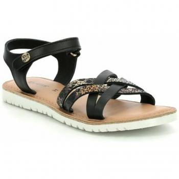 Kickers Betternew Girl's Sandals in Black Reptile