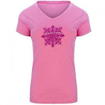Trangoworld Yogafit Camiseta, Mujer, orquidea, L