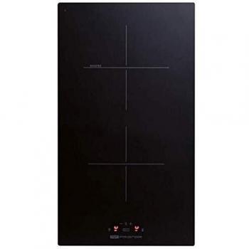 Placa de inducción negra Frionor de 2 quemadores 290 x 510