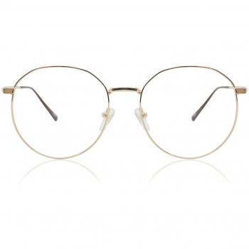 Montura completa metálica dorada para hombre - Gafas recetadas anti-azules - SmartBuy Collection