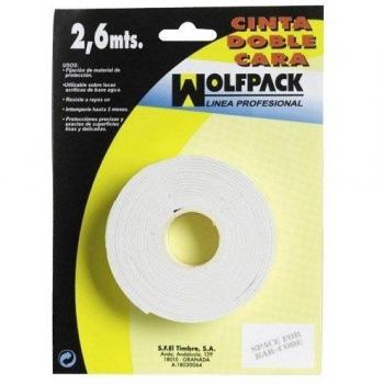 Cinta Doble Cara 2,6 m. x 18 mm.