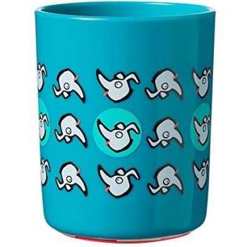 Tommee Tippee Vaso para Niños Super Cup, Grande, Diseño Inteligente con Base Adherente, A Partir de 12 Meses, Azul