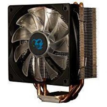 DeepGaming Cyclone II LED - Refrigerador CPU silencioso, compatible con AMD/Intel, ventilador 12cm, 1800RPM, LED azul