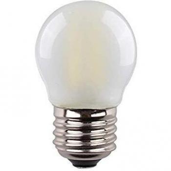 Edm 98634 Bombilla Esferica Filamento Led, Mate, Luz Fria