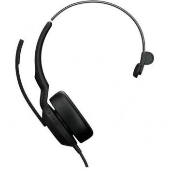 Jabra Evolve2 50 Auriculares Diadema Alámbricos con Micrófono USB-C para Oficina/Centro de Llamadas Negro