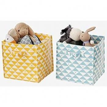 VERTBAUDETLote de 2 Cajas para organizaciónBlanco Claro Bicolor/multicoloUNICA