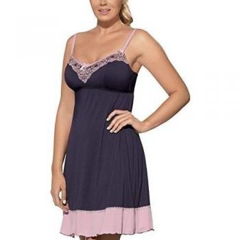 Ava PJ-23 Camisón , L II - 100D-E,105C-D, Violeta-Rosa