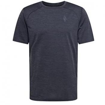 Camiseta Skechers On The Road Hombre Manga Corta Negra