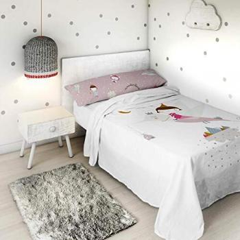 Haciendo el Indio S2801158 Juego de Sábanas Wonderland, Cama de 105, Multicolor, 180 x 270 cm