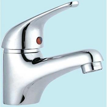 Mezclador de latón cromado Brixo Tirreno 40 para lavabo