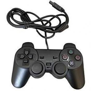 Sony Playstation 5 825GB Horizon Forbidden West Bundle Color Blanco y Negro con Controlador PS2 Analógico Vibratorio Negro y Mando Joystick para Playstation 2 PS2