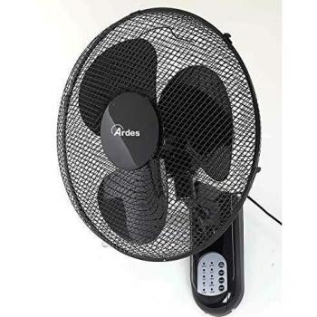 Ventilador de Pared Ardes W40R 40 cm con Control Remoto, Oscilación Automática y 3 Velocidades
