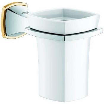 Grohe Grandera - vaso con soporte, color dorado Ref. 40626IG0