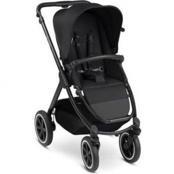 Carrito de bebé ABC Design Samba Ink 2024 - Carrito deportivo, con asiento deportivo, posición reclinable, manillar ajustable y ruedas de cámara de aire