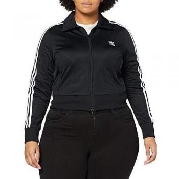 adidas Women's FIREBIRD TT Sweatshirt, Black/White, 40