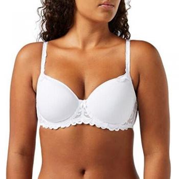 Triumph Modern Finesse Underwire Bra with Spacer Cups, Women's Supportive Lingerie in White, Size 85D