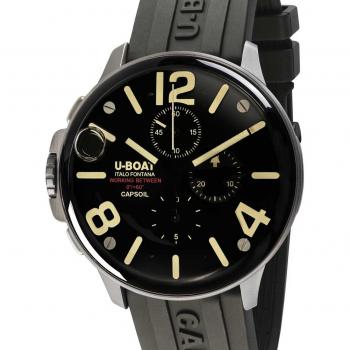 U-Boat Capsoil Chronograph 45mm Stainless Steel Men's Watch 10ATM