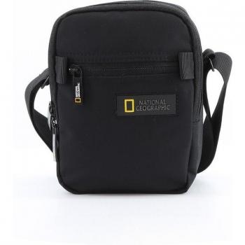 Bandolera National Geographic Mutation, Negro, PET Reciclado, 2L, 13.5x8x18 cm