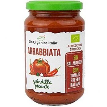 Salsa de Tomate Arrabiata Picante Bio Organica Italia 325 ml