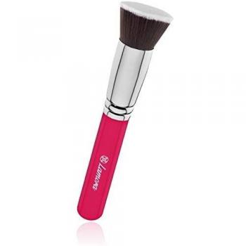 Brochas De Maquillaje Kabuki Profesional - Pincel Facial Ideal Para La Aplicación De Bases De Maquillaje Liquido Tradicionales y Fluidas - Fibras Sintéticas Gruesas