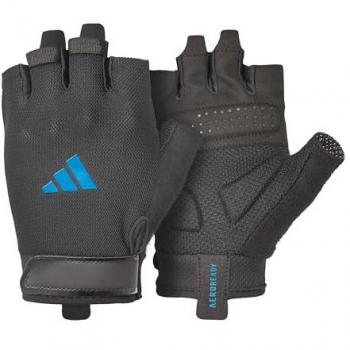 Guantes de Entrenamiento Esenciales Adidas con Tecnología Aeroready y Palma de Ante Sintético - Negro (XL)