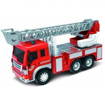 Camión Bomberos Fricción 1:16 con Luces y Sonidos - Diversión Garantizada