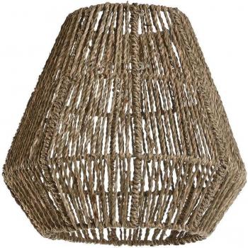 Pantalla de Lámpara DKD Home Decor 30 x 30 x 28 cm Natural Hierba marina