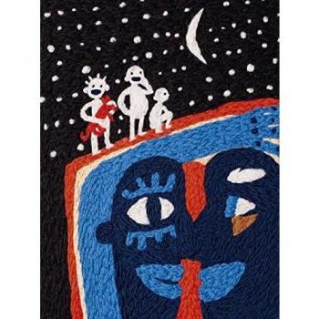 Ilustración con hilo. Needle work: Stitched Illustration