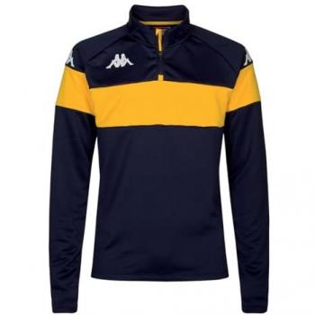 Sudadera Kappa Dovare Azul Marino con Media Cremallera Unisex 10 Años