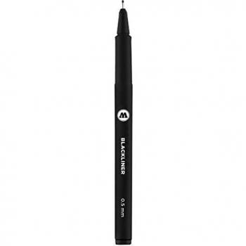 Rotulador Molotow Blackliner 0,5mm Negro Calibrado