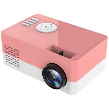 Mini proyector portátil J15, compatible con 1080P, reproductor multimedia para el hogar, de bolsillo