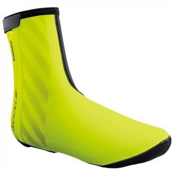 Cubiertas para zapatillas de ciclismo SHIMANO S1100R H2O, Neón Amarillo, Talla XXL (47-49)