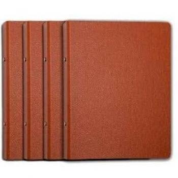 CARPETA FÂº 4 ANILLAS 40MM CARTON GOFRADO NÂº 12 CUERO