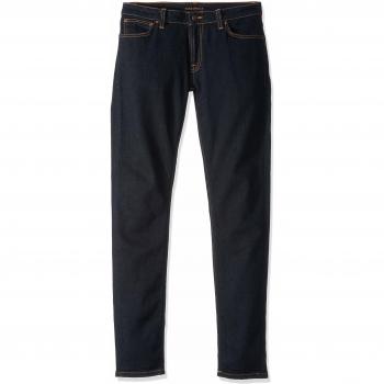 Nudie Jeans Unisex's Skinny Lin Jeans, Dry Deep Orange, 31W x 34L