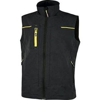 Chaleco de trabajo elástico U-Power Saturn U-4 Stretch XL Negro