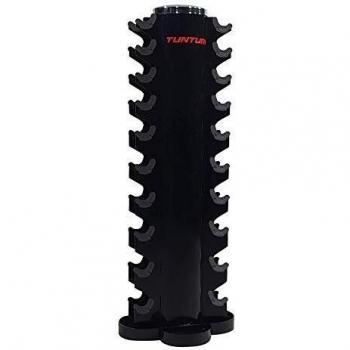 Tunturi 14TUSCL200 Torre de Pesas y Mancuernas, Unisex Adulto, Negro/Gris, Talla Única