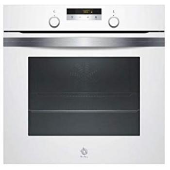 Horno Pirolítico Multifunción Balay 3HB5848B0, Integrable, Cristal Blanco, 71L, 60x60cm