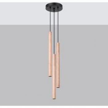 Lámpara de techo Pastelo 3P diseño minimalista 3 focos