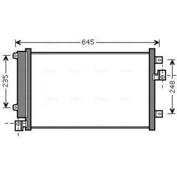 Condensador de aire acondicionado AVA COOLING FT5328D, características: diseño compacto, alta eficiencia energética, compatibilidad con sistemas de refrigeración, fácil instalación, durabilidad mejorada y bajo nivel de ruido
