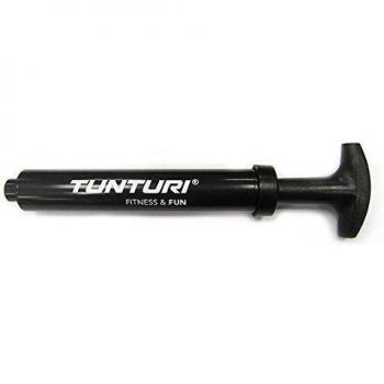 Tunturi-Fitness 14TUSTE011 Bomba de Bola con 2 Agujas de Inflado, Unisex Adulto, Negro, Talla Única