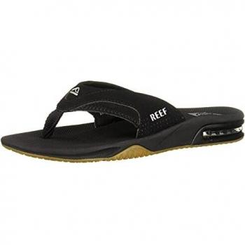 Reef Fanning Men's Black Flip Flops Sandals EU 45