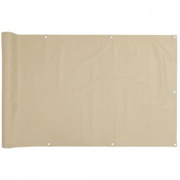 Toldo para balcón tela oxford beige 120x400 cm