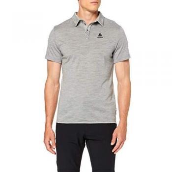 Odlo Shelby - Polo para Hombre, Primavera/Verano, Shelby - Polo, Hombre, Color Gris, tamaño Small