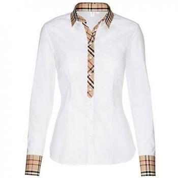 Blusa Clásica de Mujer Seidensticker - Fit Regular - Manga Larga - Uni - Stretch