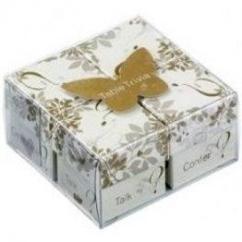 BEAUTIFUL DAY GOLD US_BD-TRIVIA-G-V5 - Artículo de fiesta, 95mm x 95mm x 45mm, color amarillo