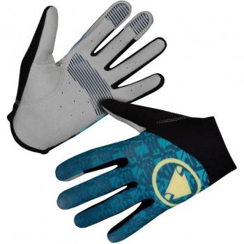 Guantes largos de ciclismo Endura Hummvee azul negro - XXL