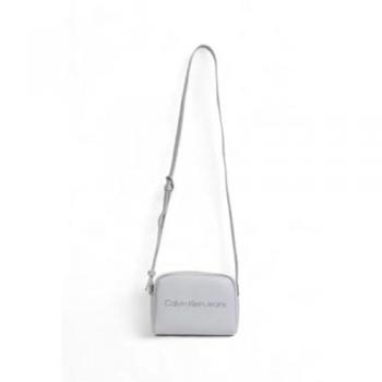 Calvin Klein Clear Blue Shoulder Bag, Cross Body Bags, Gray Sculpted Camera Bag, Calvin Klein Jeans Sculpted Mini Bag Shoulder Bag 18 cm Blue, Sizes: ONE SIZE